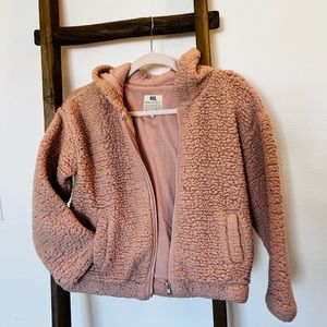 RSQ Sherpa Girls Pink Jacket